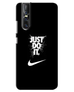 Чехол для Vivo V15 Pro с картинкой «Текстовый принт Nike» Чехол для Vivo V15 Pro с картинкой «Текстовый принт Nike»