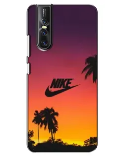 Чехол для Vivo V15 Pro с картинкой «Nike на закате солнца» Чехол для Vivo V15 Pro с картинкой «Nike на закате солнца»
