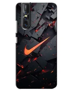Чехол для Vivo V15 Pro с картинкой «Nike — эффект разломов» Чехол для Vivo V15 Pro с картинкой «Nike — эффект разломов»