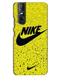 Чехол для Vivo V15 Pro с картинкой «Желтый текстурный Nike» Чехол для Vivo V15 Pro с картинкой «Желтый текстурный Nike»