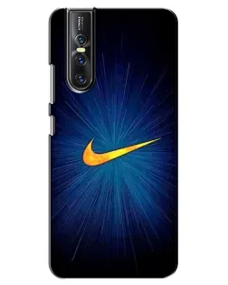 Чехол для Vivo V15 Pro с картинкой «Синий пульс Nike» Чехол для Vivo V15 Pro с картинкой «Синий пульс Nike»