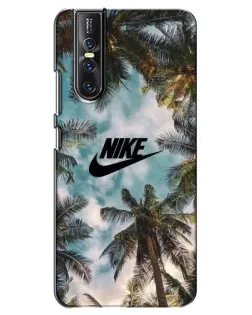 Чехол для Vivo V15 Pro с картинкой «Тропический принт Nike» Чехол для Vivo V15 Pro с картинкой «Тропический принт Nike»