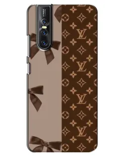 Чехол для Vivo V15 Pro с картинкой «Louis Vuitton — банты»