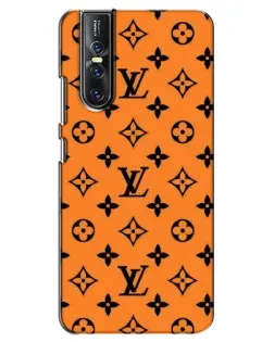 Чехол для Vivo V15 Pro с картинкой «Оранжевый стиль LV»