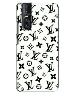 Чехол для Vivo V15 Pro с картинкой «Монохромный хаос LV»