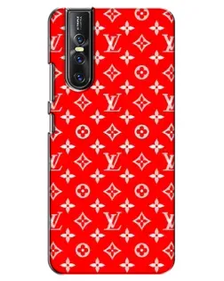Чехол для Vivo V15 Pro с картинкой «Яркий паттерн LV»