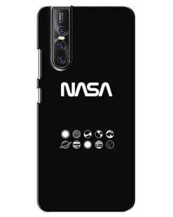 Чехол для Vivo V15 Pro с картинкой «NASA — технический принт»