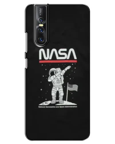 Чехол для Vivo V15 Pro с картинкой «NASA — шагаем по Луне» Чехол для Vivo V15 Pro с картинкой «NASA — шагаем по Луне»