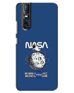Чехол для Vivo V15 Pro с картинкой «NASA — лунная миссия»