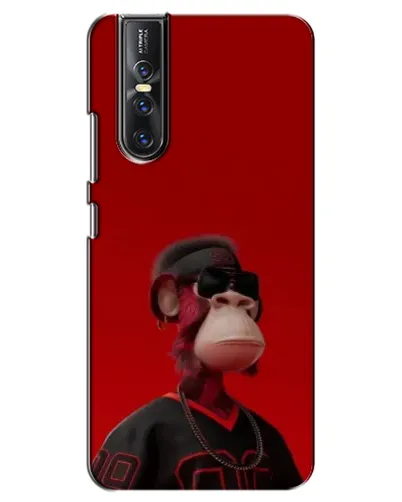 Чехол для Vivo V15 Pro с картинкой «Bored Ape в красном» Чехол для Vivo V15 Pro с картинкой «Bored Ape в красном»