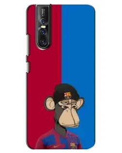 Чехол для Vivo V15 Pro с картинкой «Bored Ape — фанат Барсы» Чехол для Vivo V15 Pro с картинкой «Bored Ape — фанат Барсы»