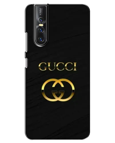 Чехол для Vivo V15 Pro с картинкой «Золотой логотип Gucci»