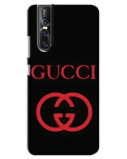 Чехол для Vivo V15 Pro с картинкой «Gucci — красный логотип»