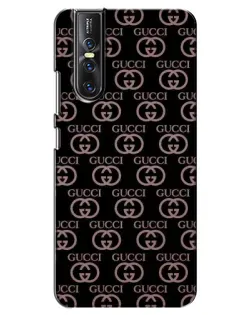 Чехол для Vivo V15 Pro с картинкой «Классическая монограмма Gucci»