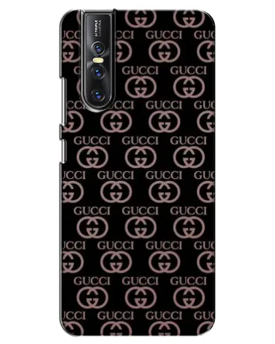 Чехол для Vivo V15 Pro с картинкой «Классическая монограмма Gucci»