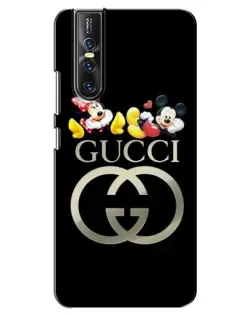 Чехол для Vivo V15 Pro с картинкой «Gucci — герои Disney»