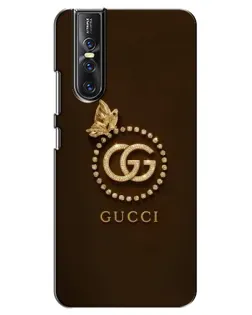 Чехол для Vivo V15 Pro с картинкой «Gucci — золотая бабочка»