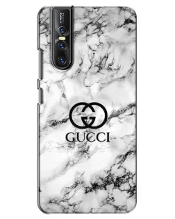 Чехол для Vivo V15 Pro с картинкой «Gucci — мраморный шик»