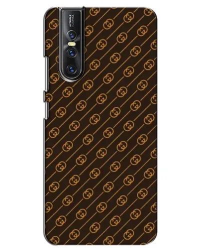 Чехол для Vivo V15 Pro с картинкой «Gucci — золотые диагонали»