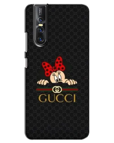 Чехол для Vivo V15 Pro с картинкой «Минни Маус Gucci — черный»