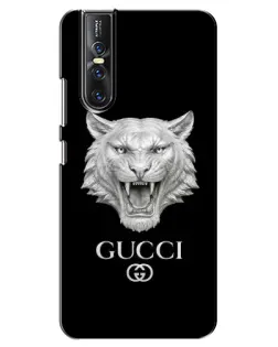 Чехол для Vivo V15 Pro с картинкой «Gucci — серебряный лев»