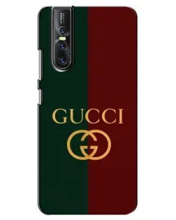 Чехол для Vivo V15 Pro с картинкой «Gucci — темно-зеленый градиент»