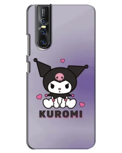 Чехол для Vivo V15 Pro с картинкой «Kuromi — фиолетовый арт»
