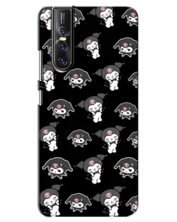 Чохол для Vivo V15 Pro з картинкою «Чорний паттерн Kuromi» Чохол для Vivo V15 Pro з картинкою «Чорний паттерн Kuromi»