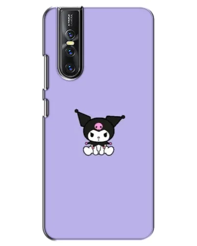 Чехол для Vivo V15 Pro с картинкой «Kuromi — фиолетовый минимализм»