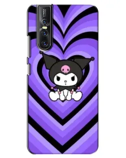 Чохол для Vivo V15 Pro з картинкою «Kuromi та фіолетові серця» Чохол для Vivo V15 Pro з картинкою «Kuromi та фіолетові серця»