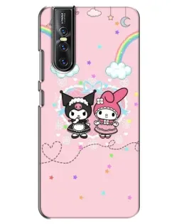 Чохол для Vivo V15 Pro з картинкою «My Melody та Kuromi» Чохол для Vivo V15 Pro з картинкою «My Melody та Kuromi»