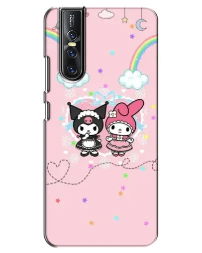 Чехол для Vivo V15 Pro с картинкой «My Melody и Kuromi»