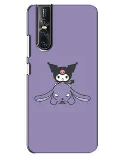Чохол для Vivo V15 Pro з картинкою «Kuromi на ліловому фоні» Чохол для Vivo V15 Pro з картинкою «Kuromi на ліловому фоні»