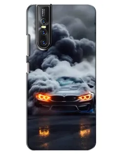 Чехол для Vivo V15 Pro с картинкой «BMW в дыму»