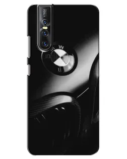 Чехол для Vivo V15 Pro с картинкой «Эмблема BMW — макро»
