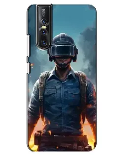 Чехол для Vivo V15 Pro с картинкой «PUBG — реалистичный герой» Чехол для Vivo V15 Pro с картинкой «PUBG — реалистичный герой»