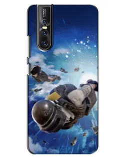 Чехол для Vivo V15 Pro с картинкой «Десант PUBG — прыжок» Чехол для Vivo V15 Pro с картинкой «Десант PUBG — прыжок»