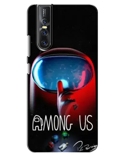 Чехол для Vivo V15 Pro с картинкой «Красный импостер — макро» Чехол для Vivo V15 Pro с картинкой «Красный импостер — макро»