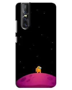 Чехол для Vivo V15 Pro с картинкой «Одинокий герой на планете»