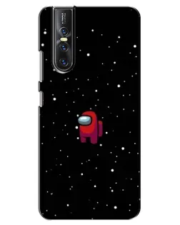 Чехол для Vivo V15 Pro с картинкой «Красный Among Us»