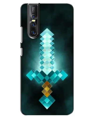 Чехол для Vivo V15 Pro с картинкой «Алмазный меч неон»