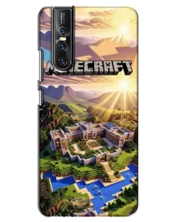 Чехол для Vivo V15 Pro с картинкой «Minecraft панорама»