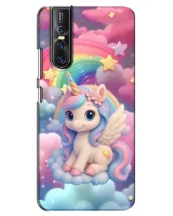 Чехол для Vivo V15 Pro с картинкой «Маленький единорог»