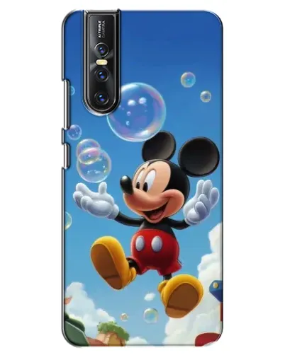 Чехол для Vivo V15 Pro с картинкой «Mickey и мыльные пузыри»