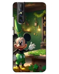Чехол для Vivo V15 Pro с картинкой «Микки в мастерской»
