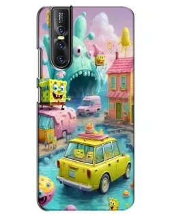 Чехол для Vivo V15 Pro с картинкой «Монстр-трак приключения» Чехол для Vivo V15 Pro с картинкой «Монстр-трак приключения»