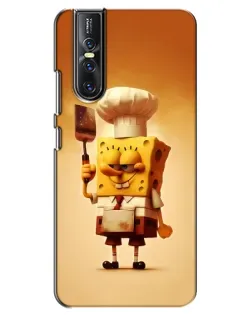 Чехол для Vivo V15 Pro с картинкой «Губка Боб повар» Чехол для Vivo V15 Pro с картинкой «Губка Боб повар»