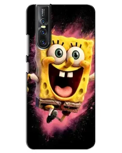 Чехол для Vivo V15 Pro с картинкой «Взрывной Спанч Боб» Чехол для Vivo V15 Pro с картинкой «Взрывной Спанч Боб»