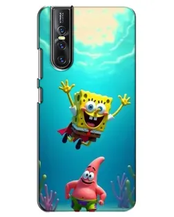 Чехол для Vivo V15 Pro с картинкой «Спанч Боб под водой» Чехол для Vivo V15 Pro с картинкой «Спанч Боб под водой»