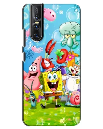 Чехол для Vivo V15 Pro с картинкой «Губка Боб и друзья» Чехол для Vivo V15 Pro с картинкой «Губка Боб и друзья»